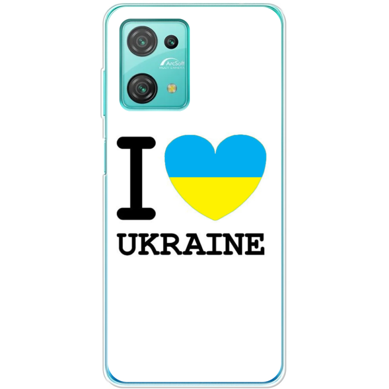 Чехол BoxFace Blackview Oscal C30 Pro I love Ukraine