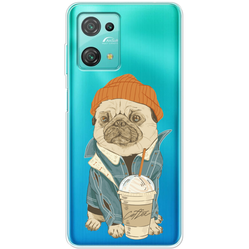 Прозрачный чехол BoxFace Blackview Oscal C30 Pro Dog Coffeeman