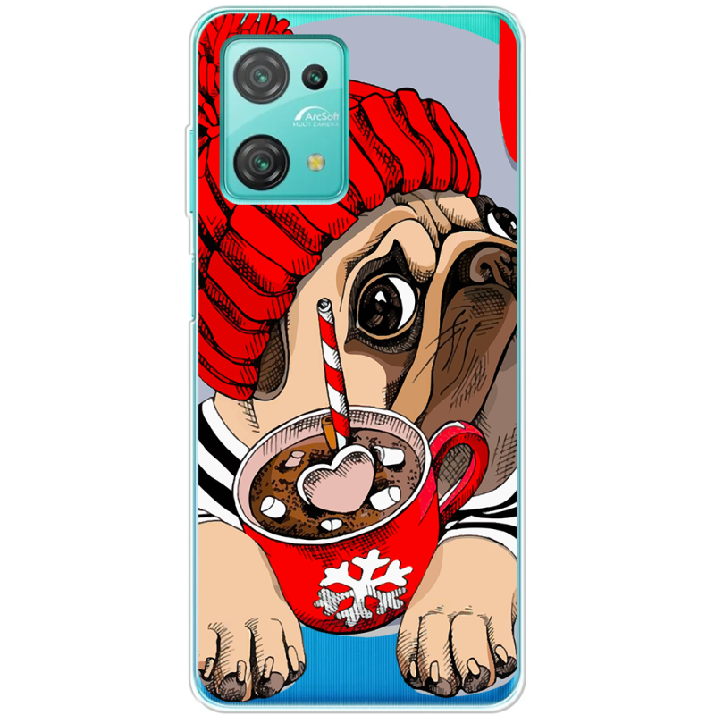 Прозрачный чехол BoxFace Blackview Oscal C30 Pro Winter Puggy