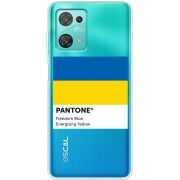 Прозрачный чехол BoxFace Blackview Oscal C30 Pro Pantone вільний синій