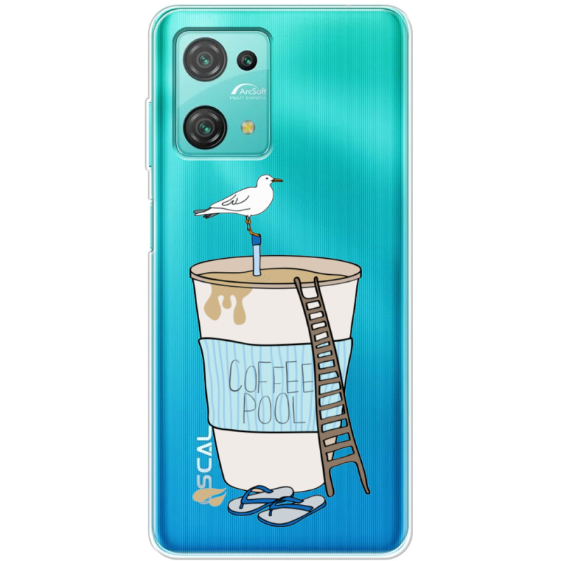 Прозрачный чехол BoxFace Blackview Oscal C30 Pro Segull in Cofee Pool