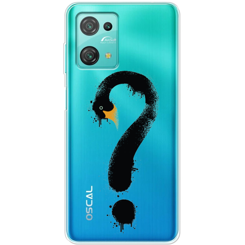 Прозрачный чехол BoxFace Blackview Oscal C30 Pro Swan question