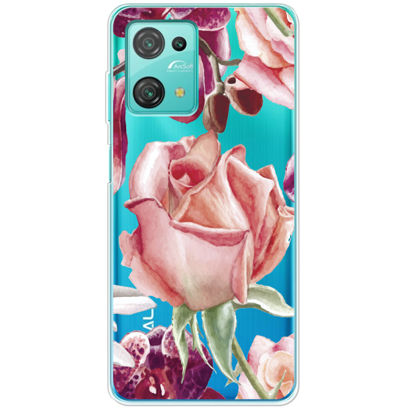 Прозрачный чехол BoxFace Blackview Oscal C30 Pro Rose