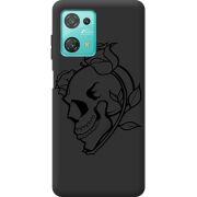 Черный чехол BoxFace Blackview Oscal C30 Pro Skull and Roses