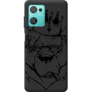 Черный чехол BoxFace Blackview Oscal C30 Pro Bear King