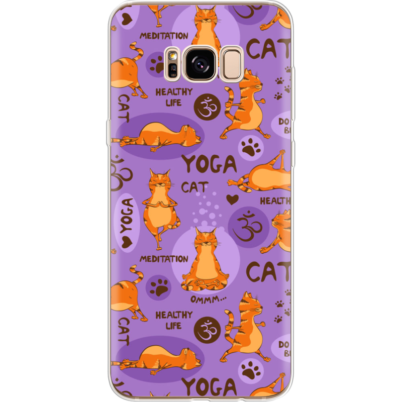 Чехол Uprint Samsung G955 Galaxy S8 Plus Yoga Cat