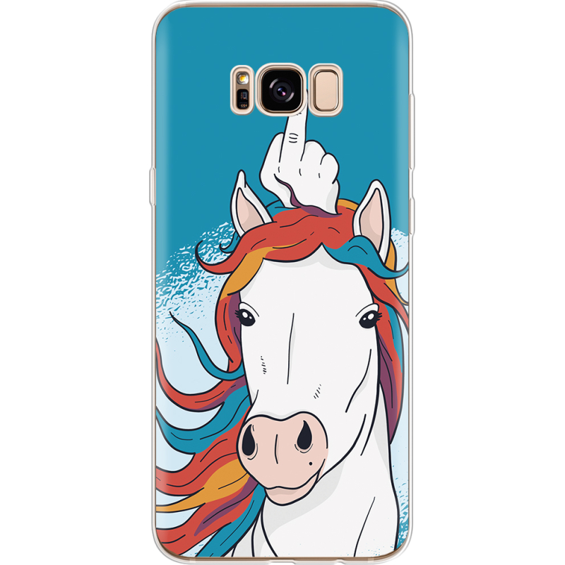 Чехол Uprint Samsung G955 Galaxy S8 Plus Fuck Unicorn