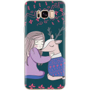 Чехол Uprint Samsung G955 Galaxy S8 Plus Girl and deer