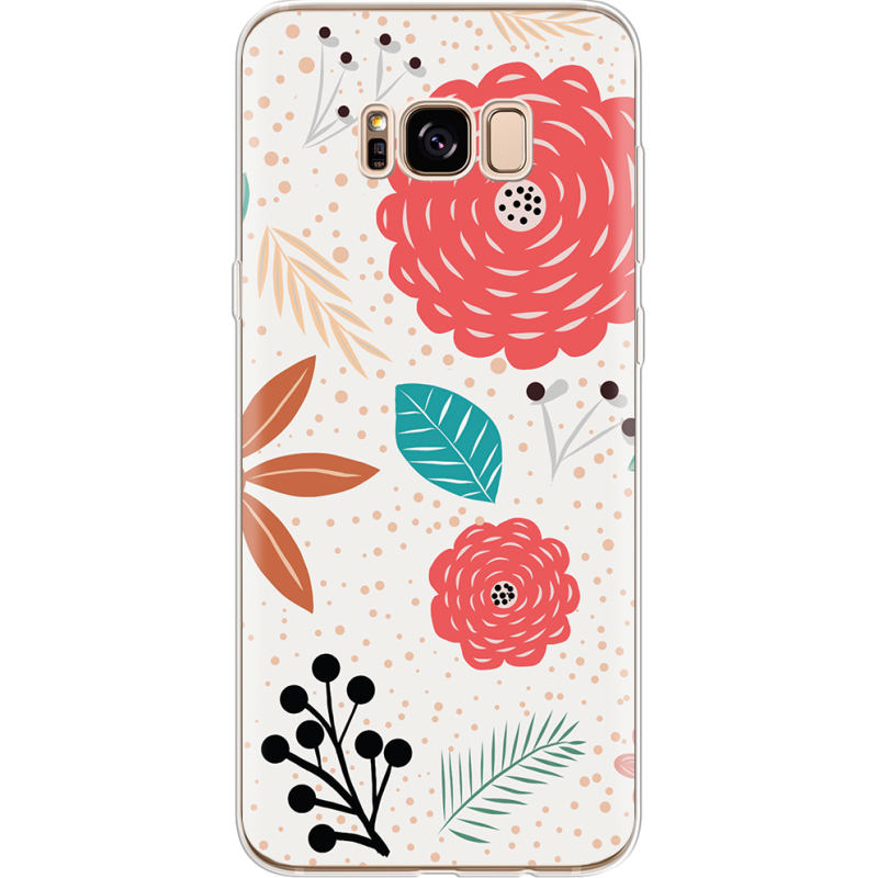 Чехол Uprint Samsung G955 Galaxy S8 Plus Line Flowers
