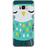 Чехол Uprint Samsung G955 Galaxy S8 Plus Green Owl