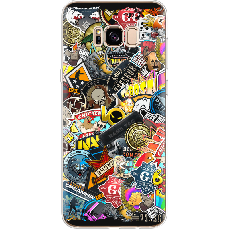 Чехол Uprint Samsung G955 Galaxy S8 Plus CS:Go Stickerbombing