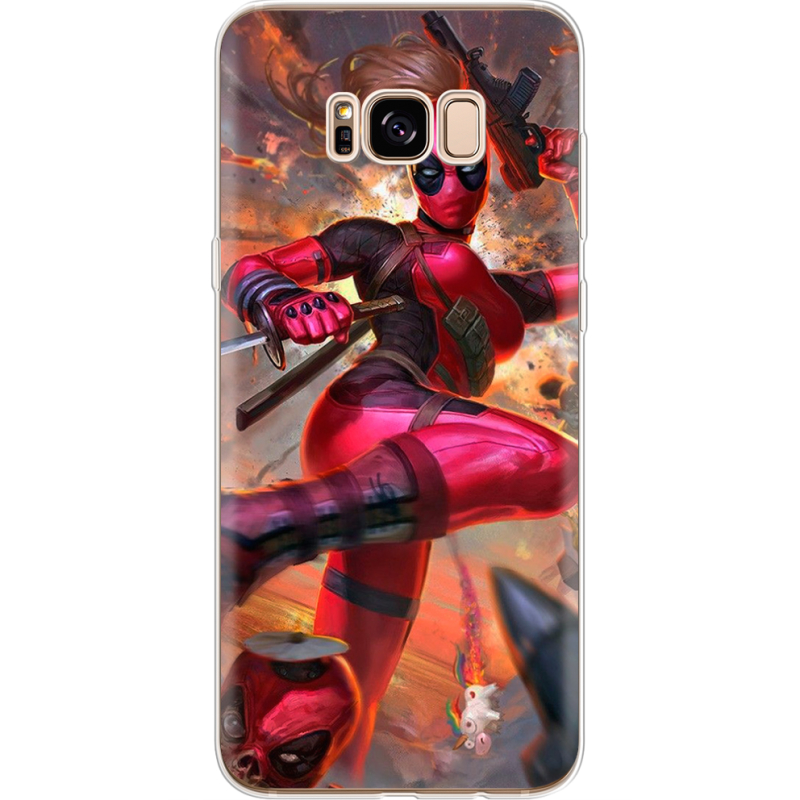 Чехол Uprint Samsung G955 Galaxy S8 Plus Woman Deadpool