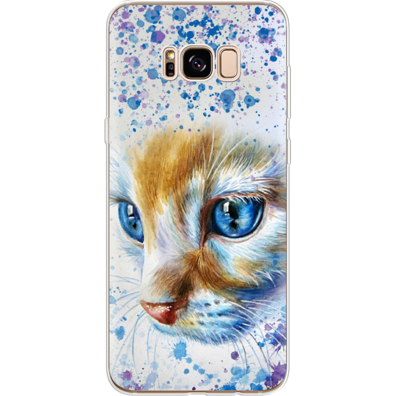 Чехол Uprint Samsung G955 Galaxy S8 Plus Голубоглазый Кот