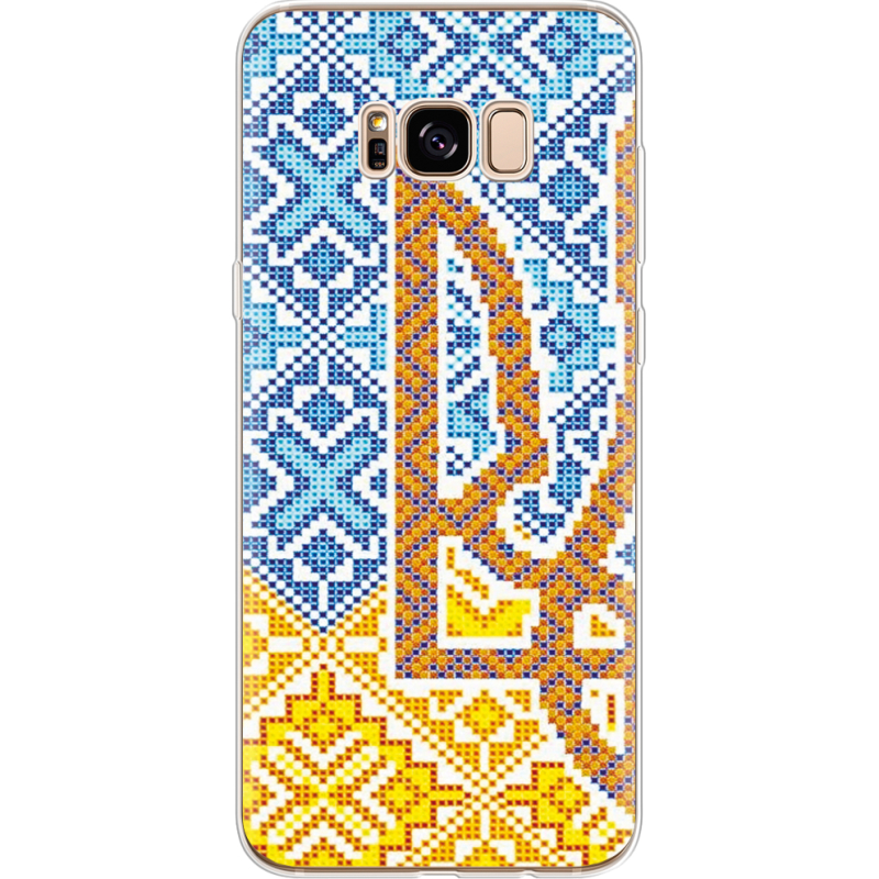 Чехол Uprint Samsung G955 Galaxy S8 Plus Тризуб Вишивка