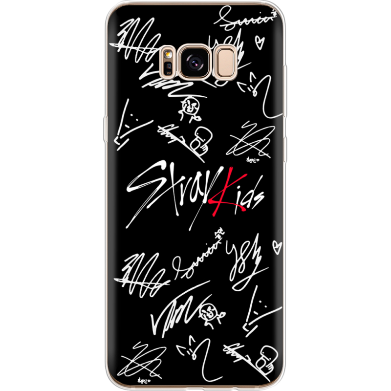Чехол Uprint Samsung G955 Galaxy S8 Plus Stray Kids автограф