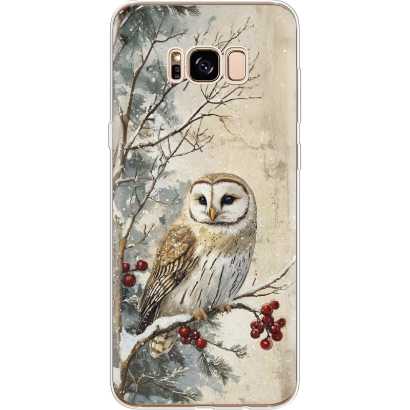 Чехол Uprint Samsung G955 Galaxy S8 Plus Christmas Owl