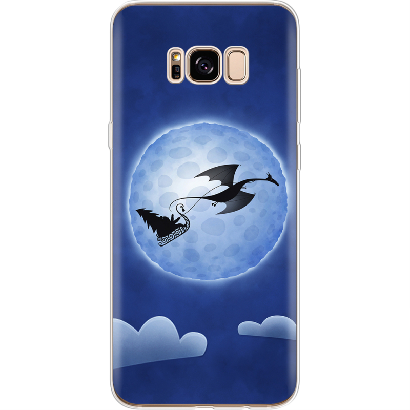 Чехол Uprint Samsung G955 Galaxy S8 Plus Christmas Dragon