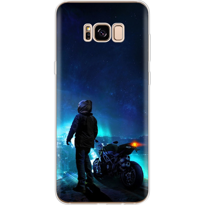 Чехол Uprint Samsung G955 Galaxy S8 Plus Motorcyclist