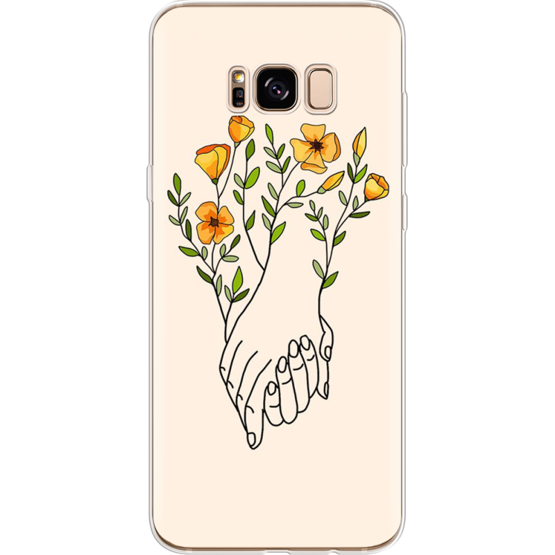 Чехол Uprint Samsung G955 Galaxy S8 Plus Flower Hands
