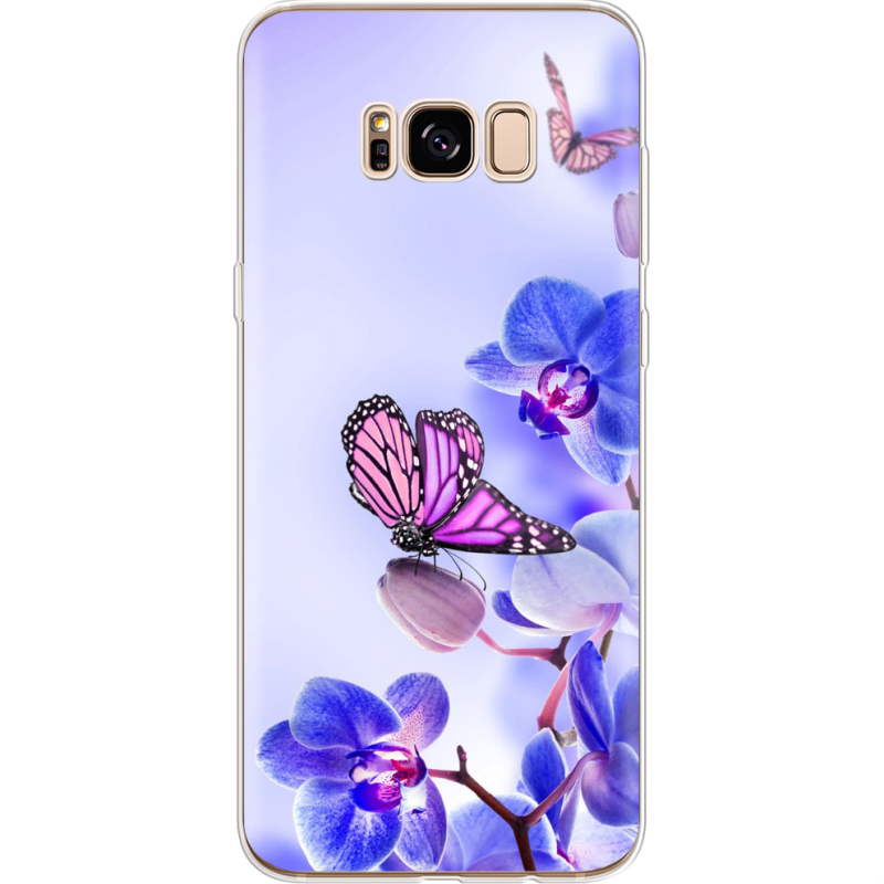 Чехол Uprint Samsung G955 Galaxy S8 Plus Orchids and Butterflies