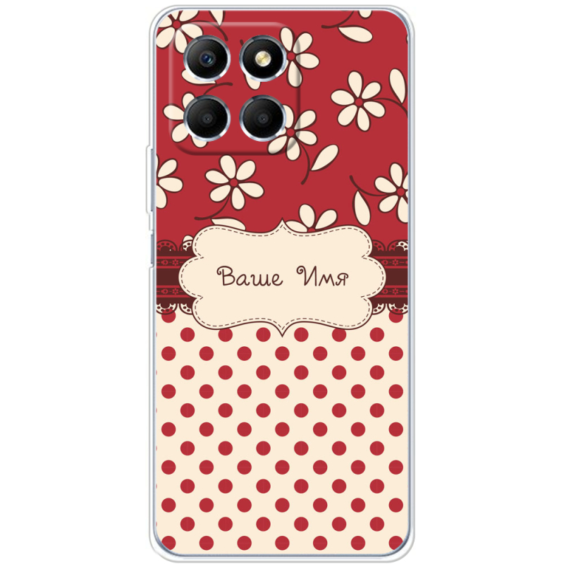 Чехол BoxFace Honor X6 Именной Polka Dots