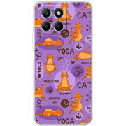 Чехол BoxFace Honor X6 Yoga Cat