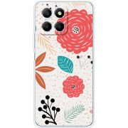 Чехол BoxFace Honor X6 Line Flowers