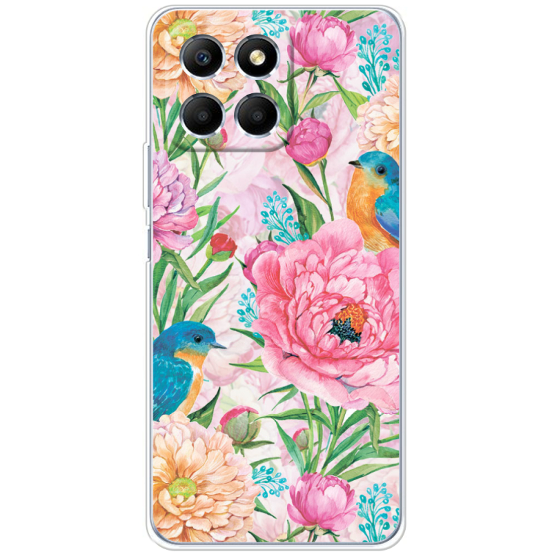 Чехол BoxFace Honor X6 Birds in Flowers