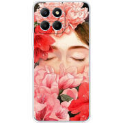 Чехол BoxFace Honor X6 Girl in Flowers