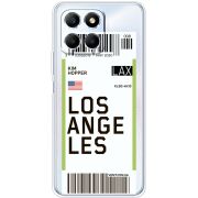 Прозрачный чехол BoxFace Honor X6 Ticket Los Angeles