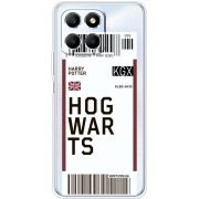 Прозрачный чехол BoxFace Honor X6 Ticket Hogwarts