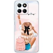 Прозрачный чехол BoxFace Honor X6 Travel Girl