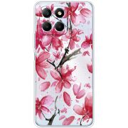 Прозрачный чехол BoxFace Honor X6 Pink Magnolia