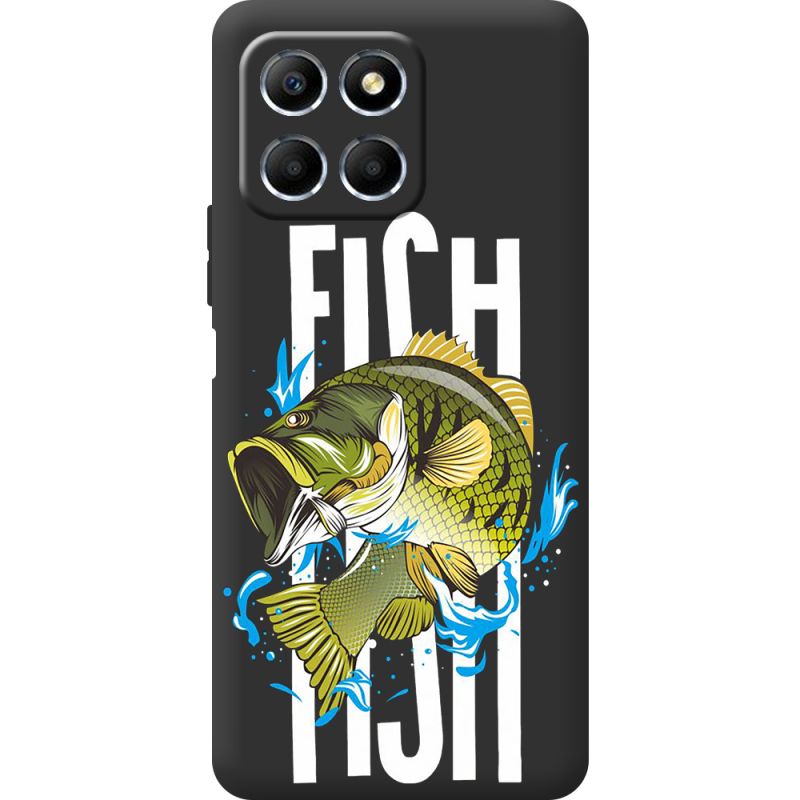 Черный чехол BoxFace Honor X6 Fish