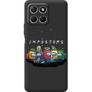 Черный чехол BoxFace Honor X6 Among Us Impostors