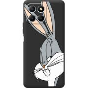 Черный чехол BoxFace Honor X6 Lucky Rabbit