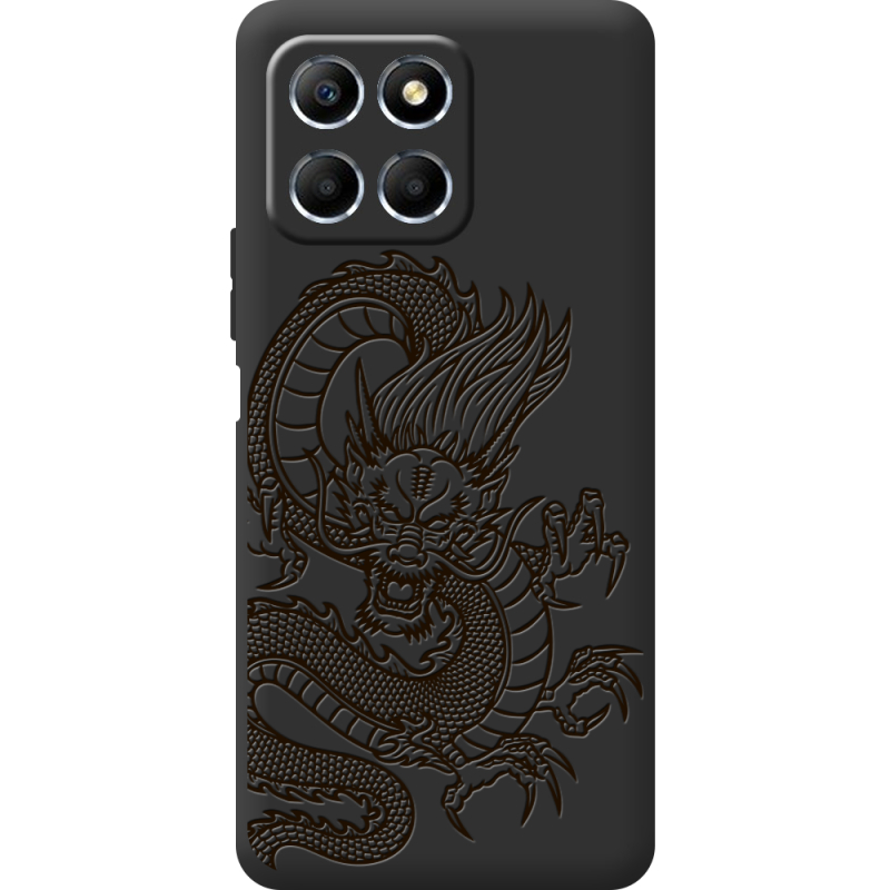 Черный чехол BoxFace Honor X6 Chinese Dragon