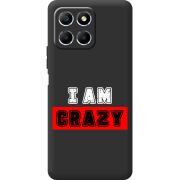 Черный чехол BoxFace Honor X6 I'm Crazy