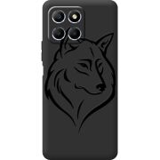 Черный чехол BoxFace Honor X6 Wolf