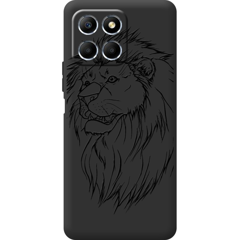 Черный чехол BoxFace Honor X6 Lion