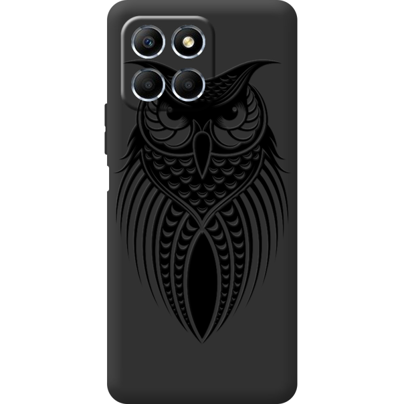 Черный чехол BoxFace Honor X6 Owl