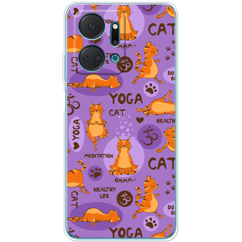 Чехол BoxFace Honor X7a Yoga Cat