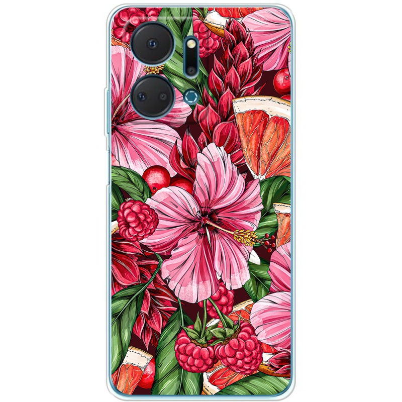 Чехол BoxFace Honor X7a Tropical Flowers