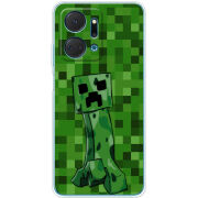 Чехол BoxFace Honor X7a Minecraft Creeper