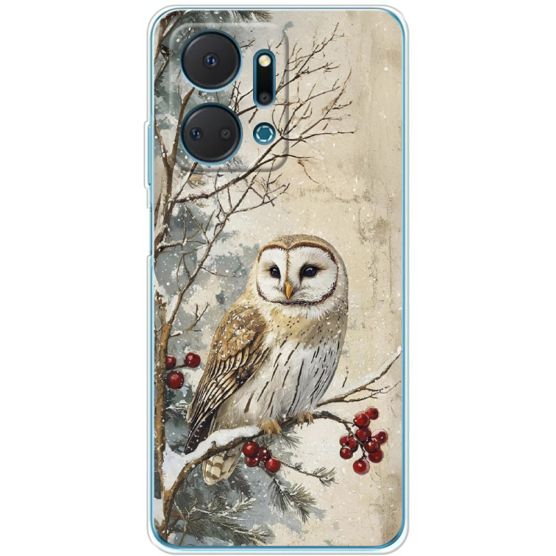 Чехол BoxFace Honor X7a Christmas Owl