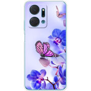 Чехол BoxFace Honor X7a Orchids and Butterflies