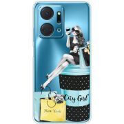 Прозрачный чехол BoxFace Honor X7a City Girl