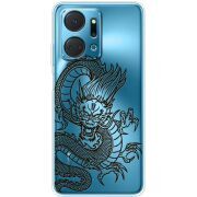 Прозрачный чехол BoxFace Honor X7a Chinese Dragon