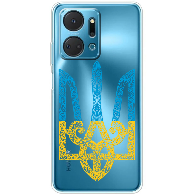 Прозрачный чехол BoxFace Honor X7a Gold Trident