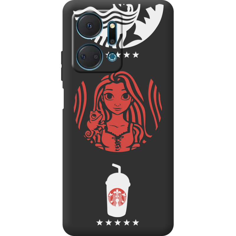 Черный чехол BoxFace Honor X7a RedWhite Coffee